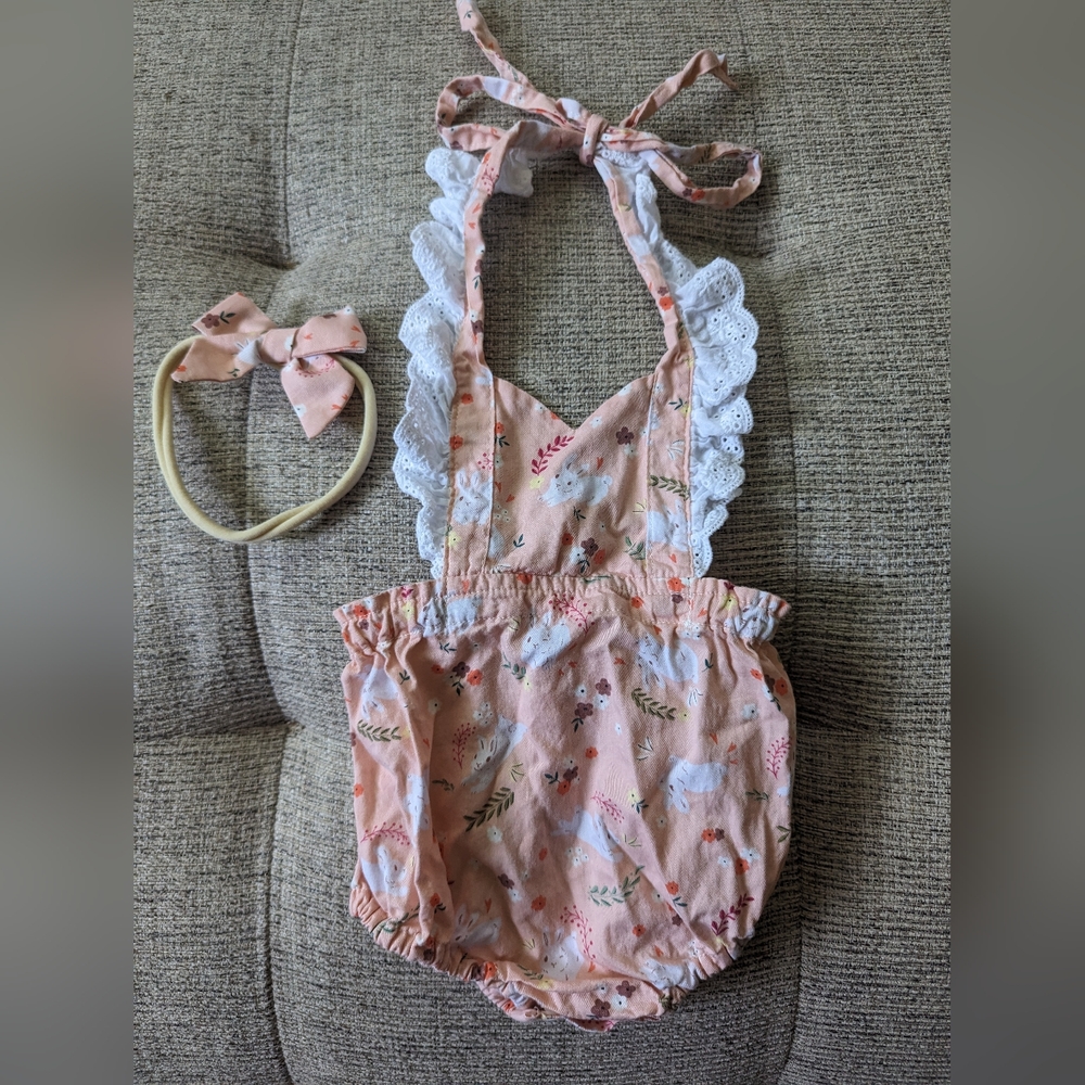 Bunny Romper 0-3 Months